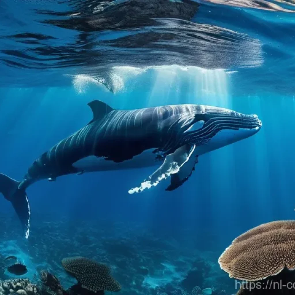 코모로 기후와 여행 적기 - **Prompt:** A serene underwater scene in the warm, clear turquoise waters off Moh&eacute;li, Comoros. A maj...